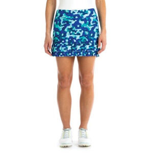 Tzu Tzu Sport ChaCha Golf Skort GI Jane Blue Camo Pickleball Tennis Skirt XS